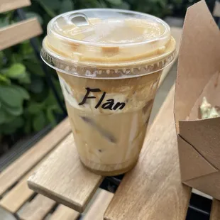 Flan latte
