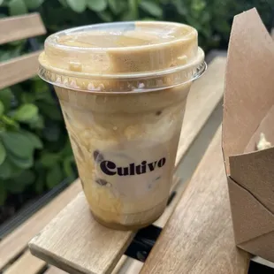Flan latte