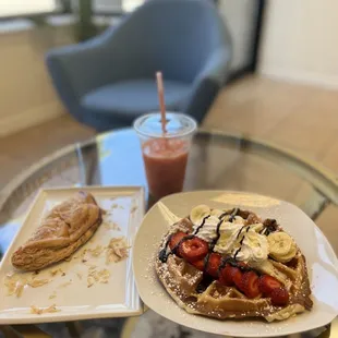 a plate of food on a table