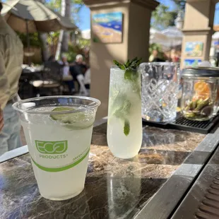 Moscow mule and Mojito