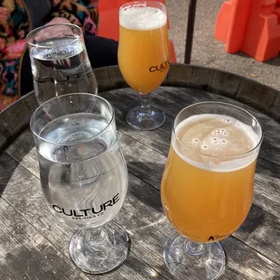 Beers and waters