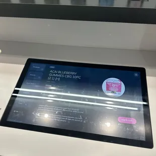 Ordering Tablet