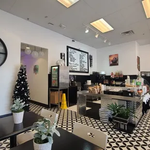 the interior of a restaurant