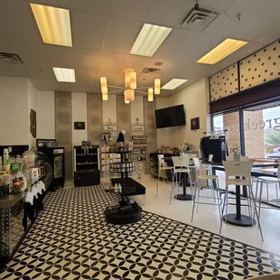 the interior of a restaurant