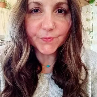 My new haircut. Love the "beach waves" he showed me how to do