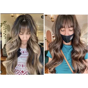 She's also the one who did the blonde on the left. As you can see the vine in the back. Haha. Culture club is SO cute inside.