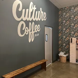 Culture Coffee Bar wall