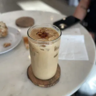 Torched brown sugar latte