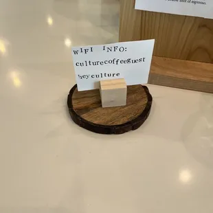 Wi-Fi password