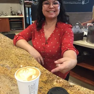 Melissa the barista