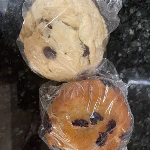 Chocolate Scone and Cranberry &amp; Orange Muffin
