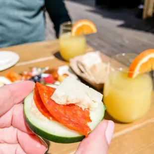 The mimosas were great too!