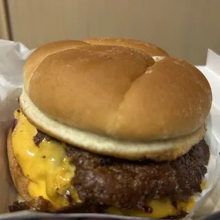 Butter burger with cheese
