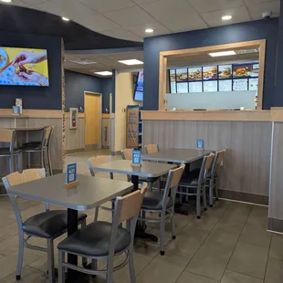 Dining area section.