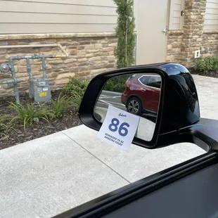 Drive through is super inefficient, even with this clever way of identifying where the orders go