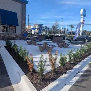 Exterior seating