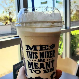 Concrete Mixer with Pumpkin &amp; Marshmallow Creme