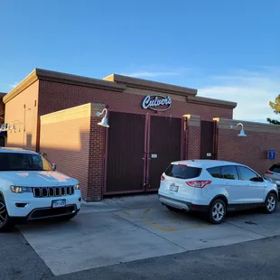 Waiting area for drive through orders