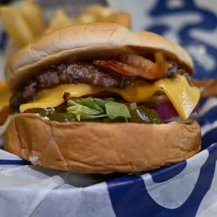 Bacon Burger Money shot