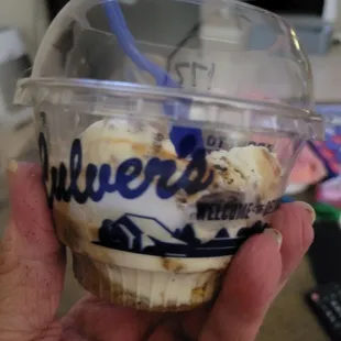 Not even half full.  I'll never buy it again