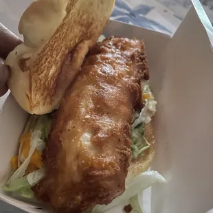 Cod Filet Sandwich 10/22