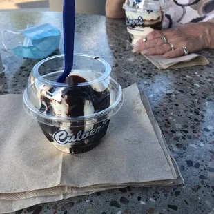 Sundaes on the patio