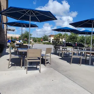 Outside dining
