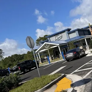 Entrance facing Stratton Road