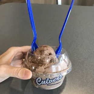 Flavor of the day.  Chocolate caramel pecan.