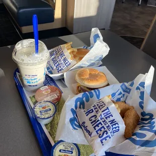 Culver's Deluxe Butter Burger, Chicken Tenders, fries chicken sandwich and Butterfinger Concrete Mixer.