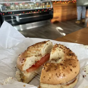 Mozzarella &amp; Tomato Bagel