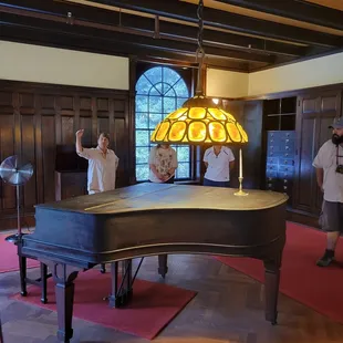 Piano inside the mansion