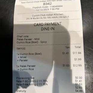 Processing Fee and mandatory Gratuity - never again, how ridiculous