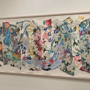 an abstract painting