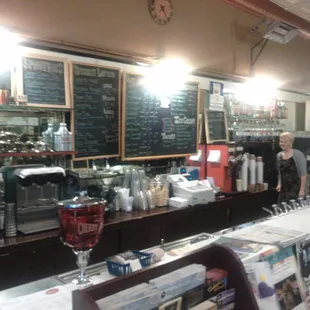The coffee bar