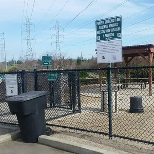 Small/Large Dog Park Entrance