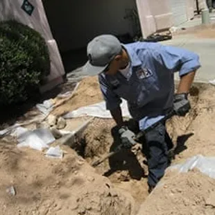 Gas line Water, and sewer replacement