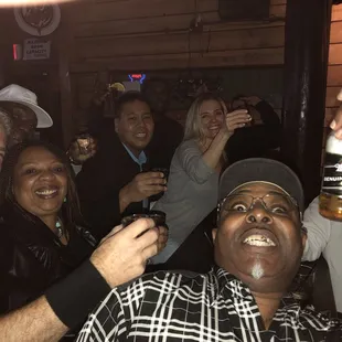 He said he was the owner so we asked him to take our picture - why not - lol