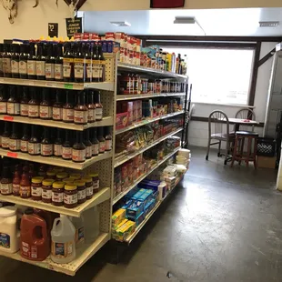 a grocery store with a variety of products