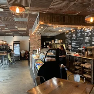 Inside of cafe