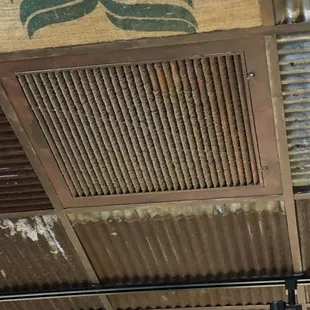 Dirty ceiling vent