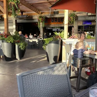 Looking back toward restaurant from the patio