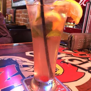 Fruity moscato mixed drink