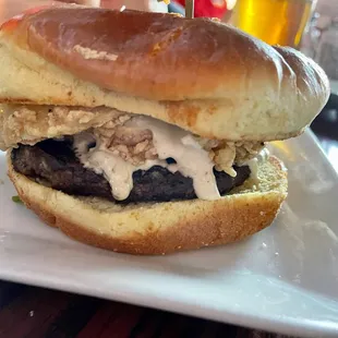 Black &amp; Blue Burger