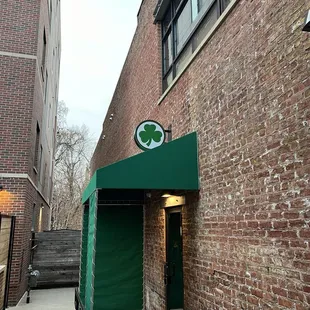 outside
