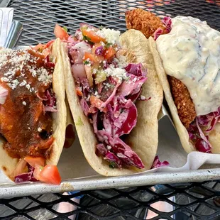 Tuesday Tacos, including &quot;El Cow,&quot; &quot;PN+J,&quot; and &quot;The Lake Giveth&quot;
