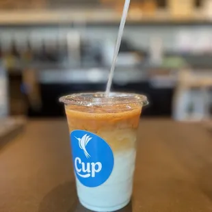Blue Hummingbird Latte