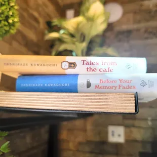 a stack of books