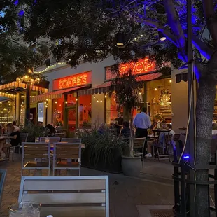 Outside on Thursday at 6:30pm