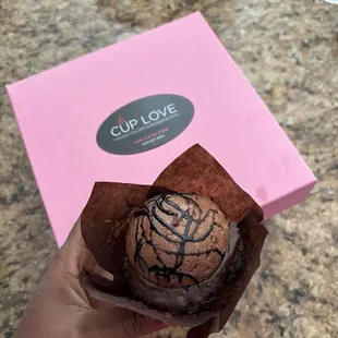 Triple Chocolate Cupcake